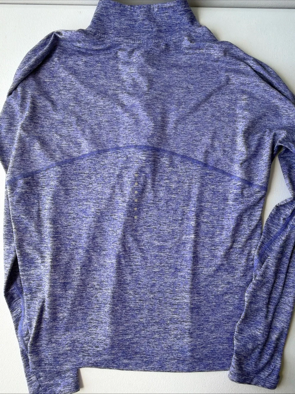 Nike Women's Heathered Purple Quarter-Zip Pullover